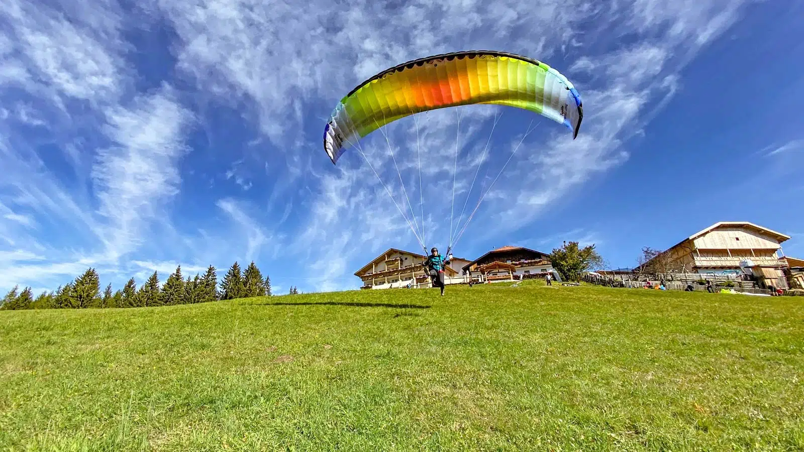 Start auf der Lüsener Alm mit dem Bodyguard 7