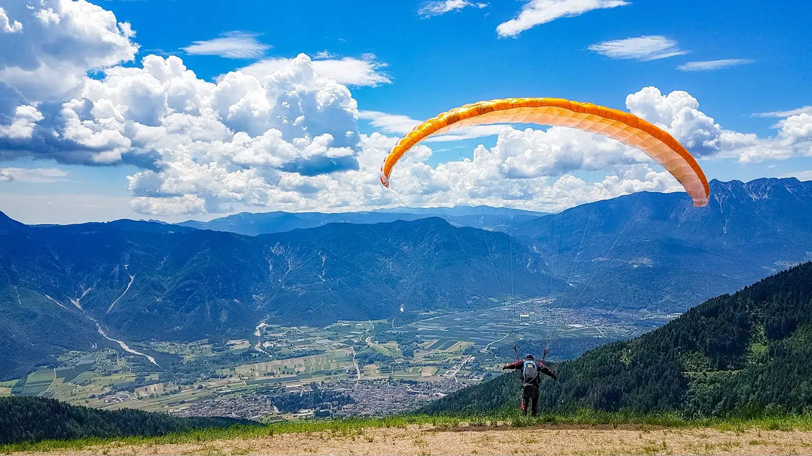 Levico Terme Paragliding Startplatz