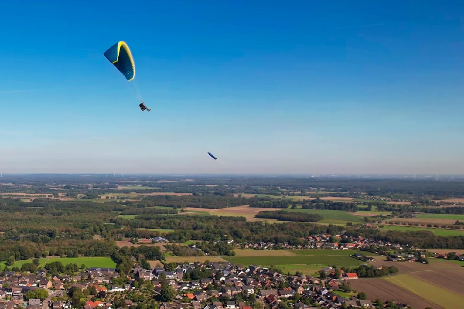 Windenstart-Einweisung am linken Niederrhein
