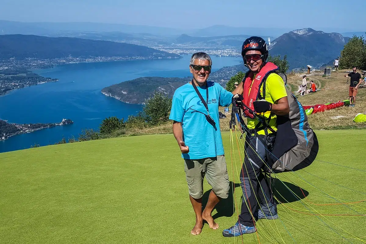 DHV-zertifiziertes Sicherheitstraining am Lac d’Annecy