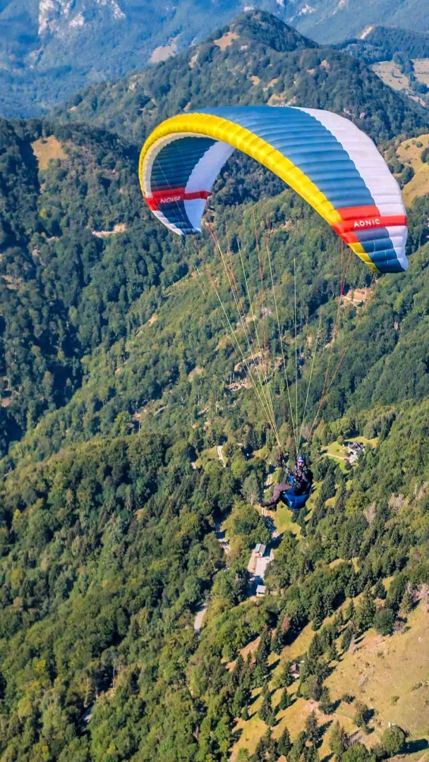 entspannt Gleitschirmfliegen