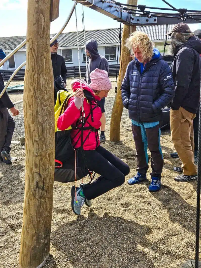 Gurtzeug einstellen