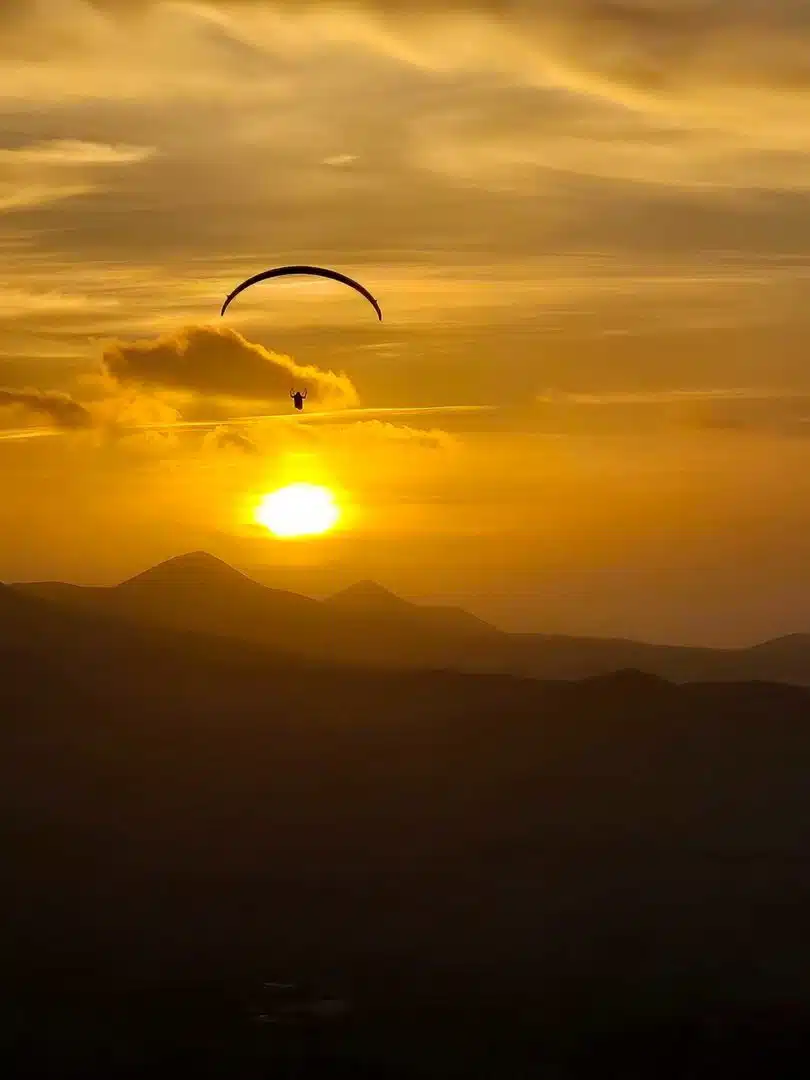 Sunset Gleitschirmfliegen