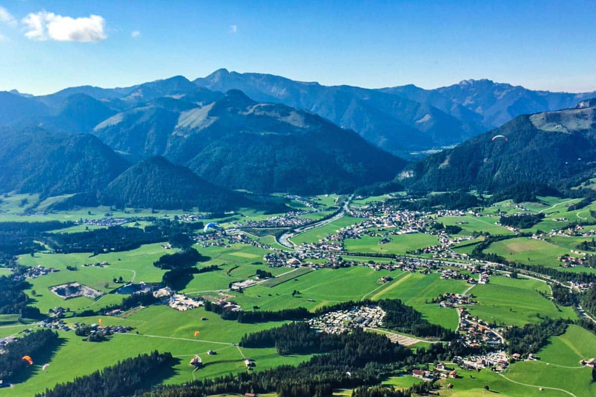 Kaiserwoche Kössen - Gleitschirmfliegen in Tirol