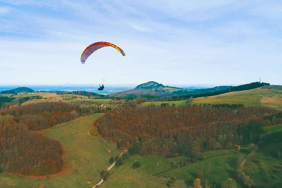 Weiherkuppe Fluggebiet Paragliding Rhoen