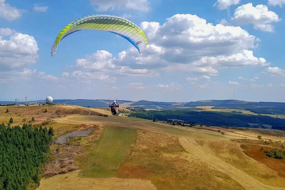 Westhang Wasserkuppe Paragliding