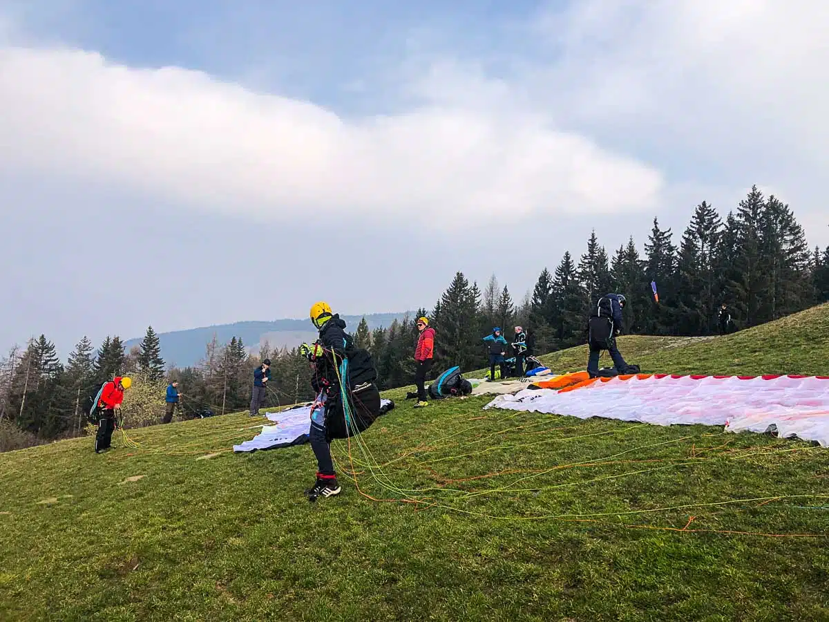Lüsener Alm Startplatz