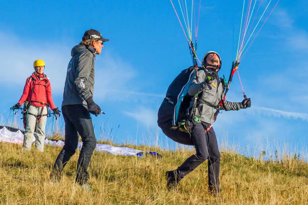 Start frei im Gleitschirm-Schnupperkurs