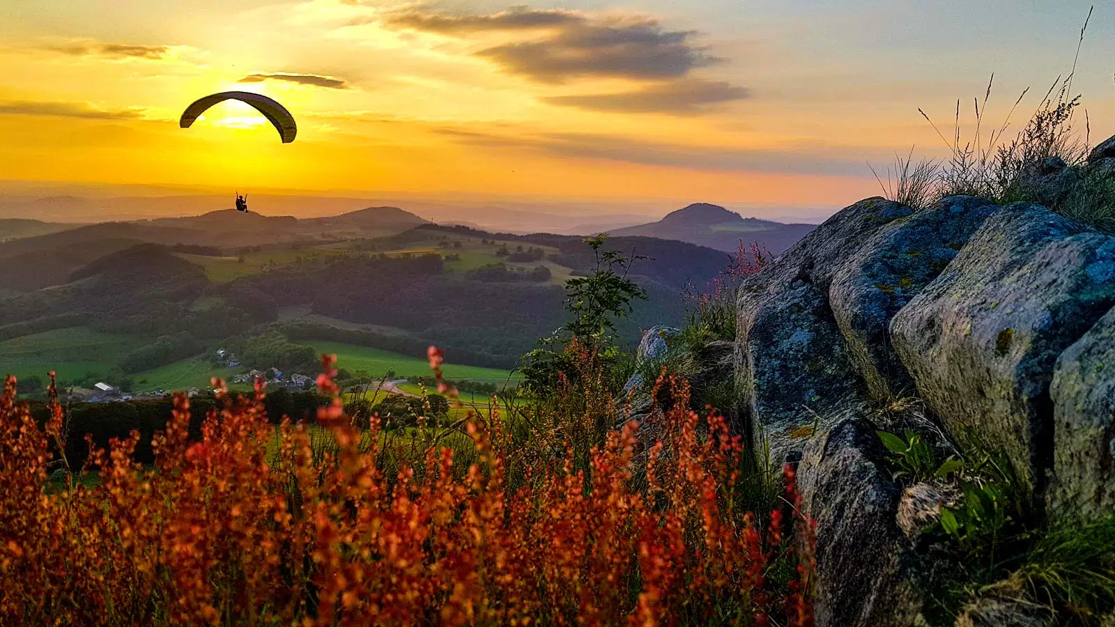 Abendstimmung auf der Wasserkuppe