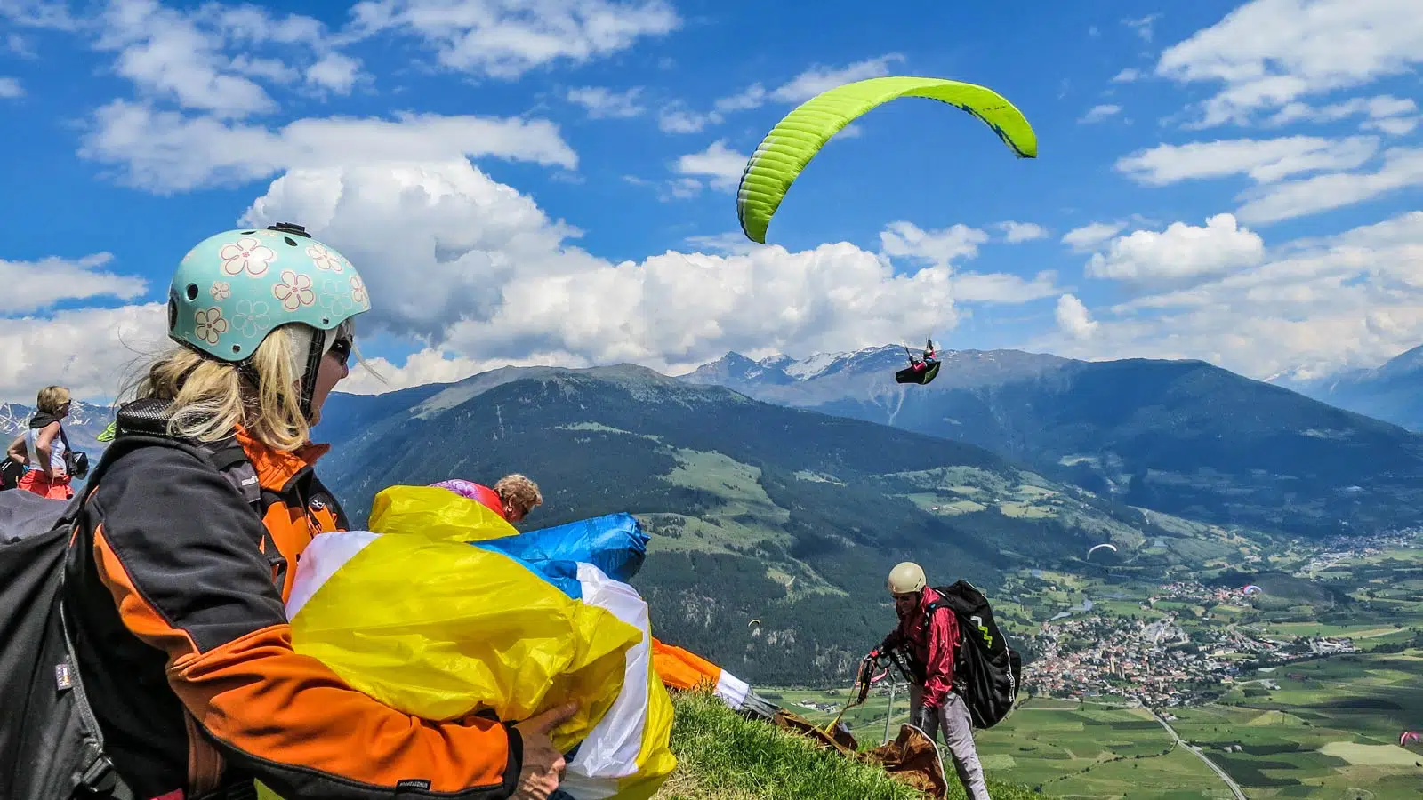 Thermikfliegen bei der Watles-Flugwoche