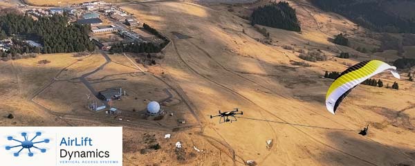 Drohnenschlepp über der Wasserkuppe