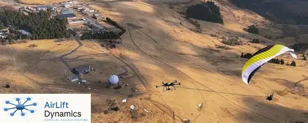 Drohnenschlepp über der Wasserkuppe