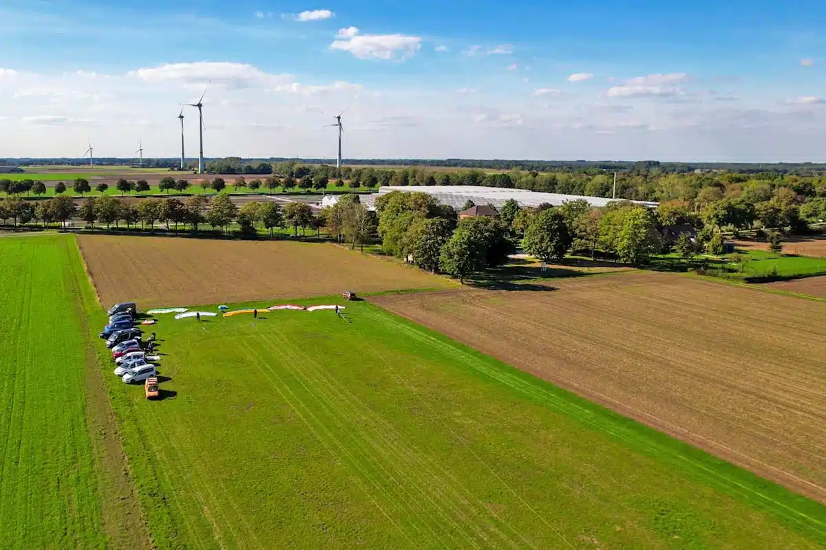 Windenstart-Einweisung am linken Niederrhein